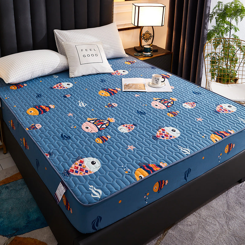 Waterproof Thick Mattress Protector Fitted Cover 12 90x200x30cm by HitMyNeed