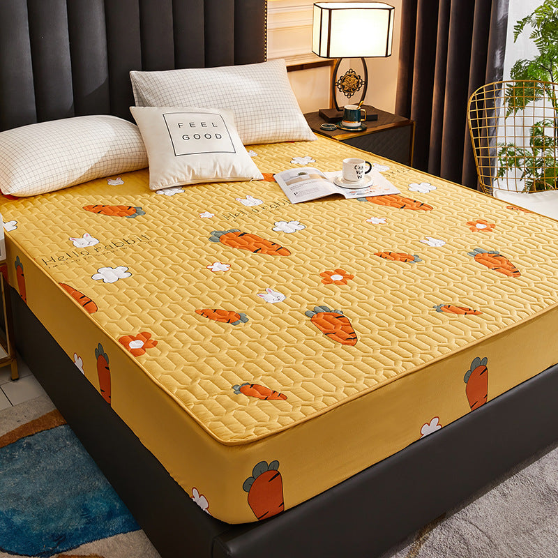 Waterproof Thick Mattress Protector Fitted Cover 7 90x200x30cm by HitMyNeed