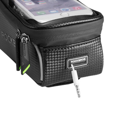 Waterproof Top Tube Cycling Phone Bag 6-Inch by HitMyNeed