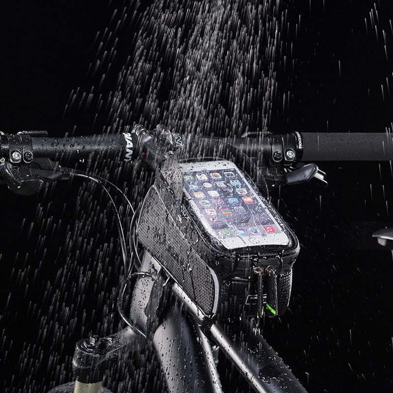 Waterproof Top Tube Cycling Phone Bag 6-Inch by HitMyNeed