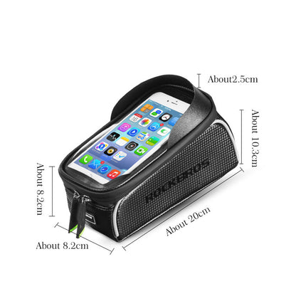 Waterproof Top Tube Cycling Phone Bag 6-Inch by HitMyNeed