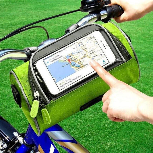 Waterproof Touch Screen Bike Handlebar Pouch by HitMyNeed