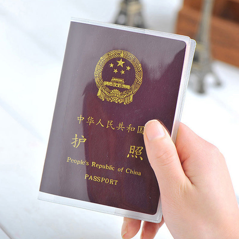 Waterproof Transparent Passport Cover PVC Sleeve by HitMyNeed