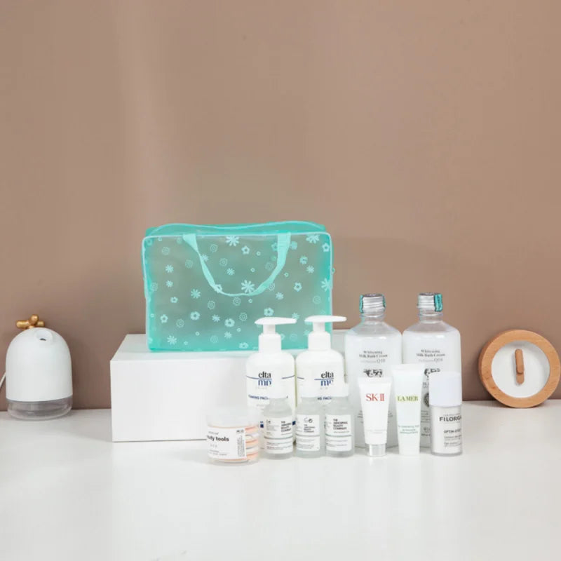 Waterproof Transparent PVC Toiletry & Makeup Bag by HitMyNeed