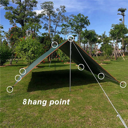Waterproof Ultralight Camping Tarp Sun Shelter by HitMyNeed