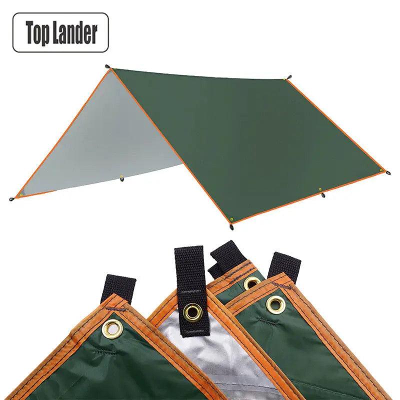 Waterproof Ultralight Camping Tarp Sun Shelter green 3x4m by HitMyNeed