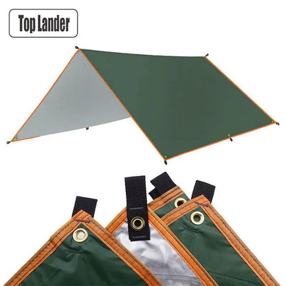 Waterproof Ultralight Camping Tarp Sun Shelter green 3x4m by HitMyNeed