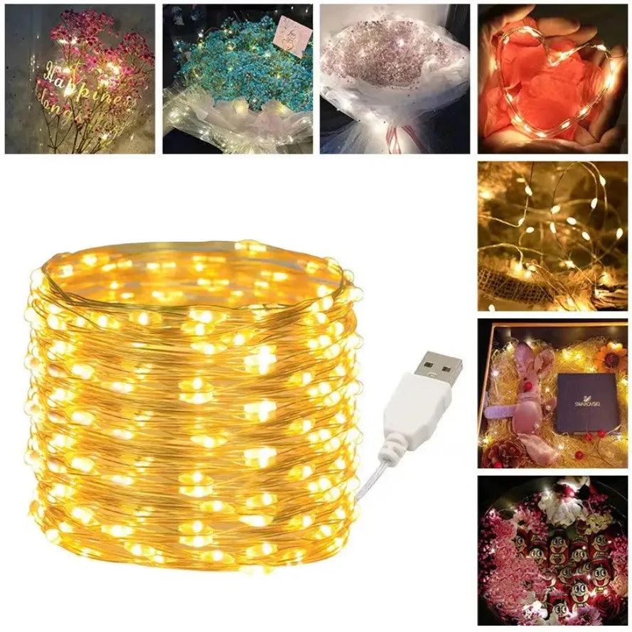Waterproof USB Copper Wire Fairy String Lights by HitMyNeed