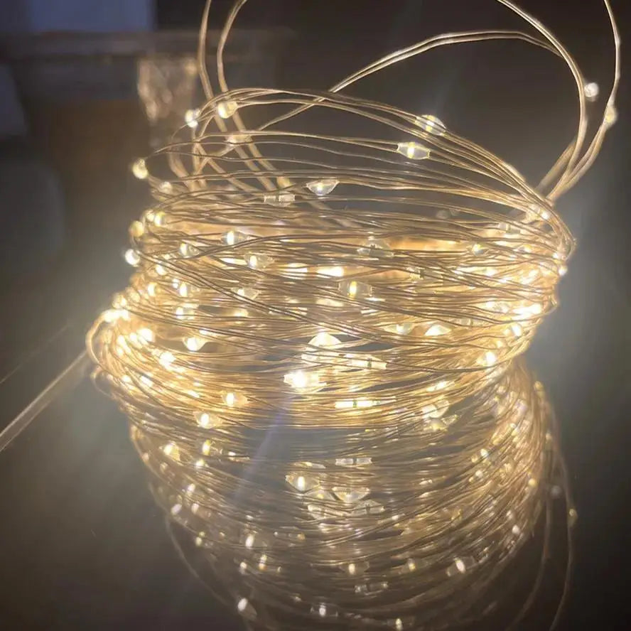 Waterproof USB Copper Wire Fairy String Lights warm-white 3meter-by-usb by HitMyNeed
