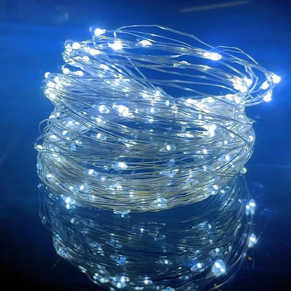 Waterproof USB Copper Wire Fairy String Lights white 10meter-by-usb by HitMyNeed