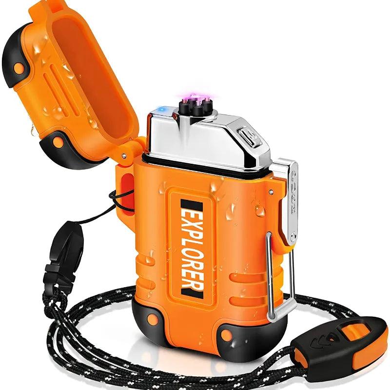 Waterproof USB Rechargeable Double Arc Plasma Lighter by HitMyNeed