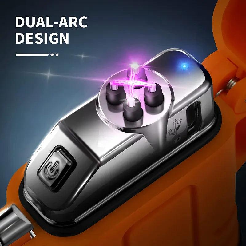 Waterproof USB Rechargeable Double Arc Plasma Lighter by HitMyNeed