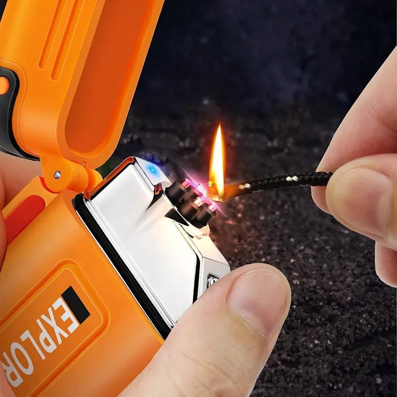 Waterproof USB Rechargeable Double Arc Plasma Lighter by HitMyNeed