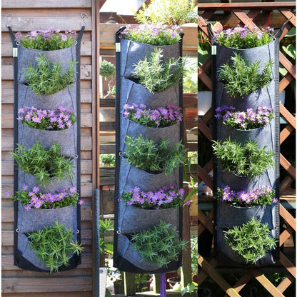 Waterproof Vertical Garden Wall Planter (6 Pockets) by HitMyNeed