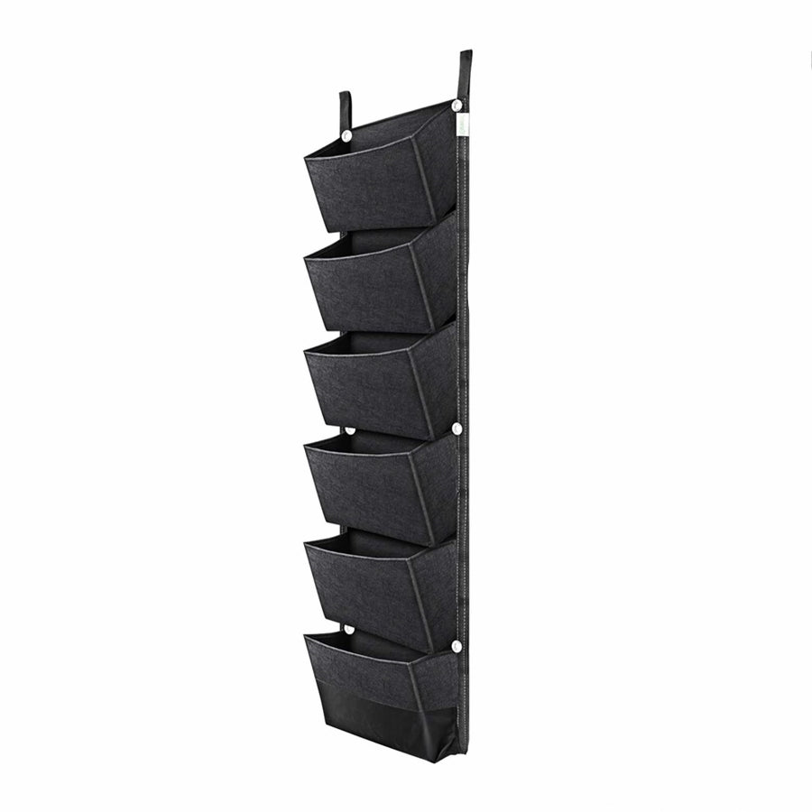 Waterproof Vertical Garden Wall Planter (6 Pockets) black by HitMyNeed