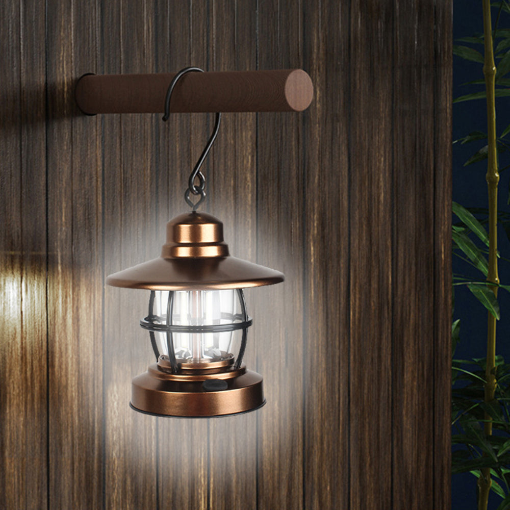 Waterproof Vintage Mini LED Camping Lantern by HitMyNeed