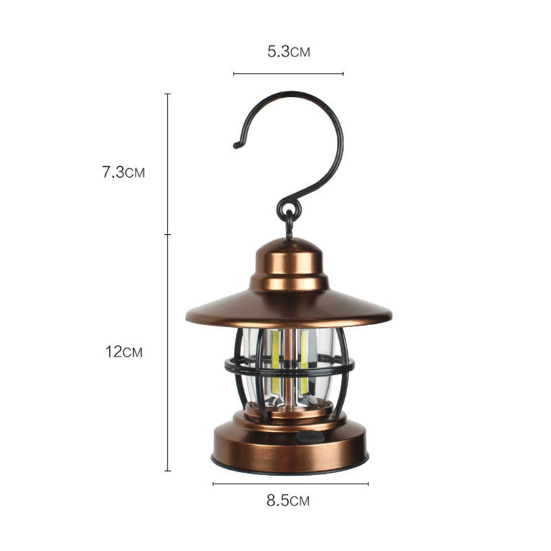 Waterproof Vintage Mini LED Camping Lantern by HitMyNeed