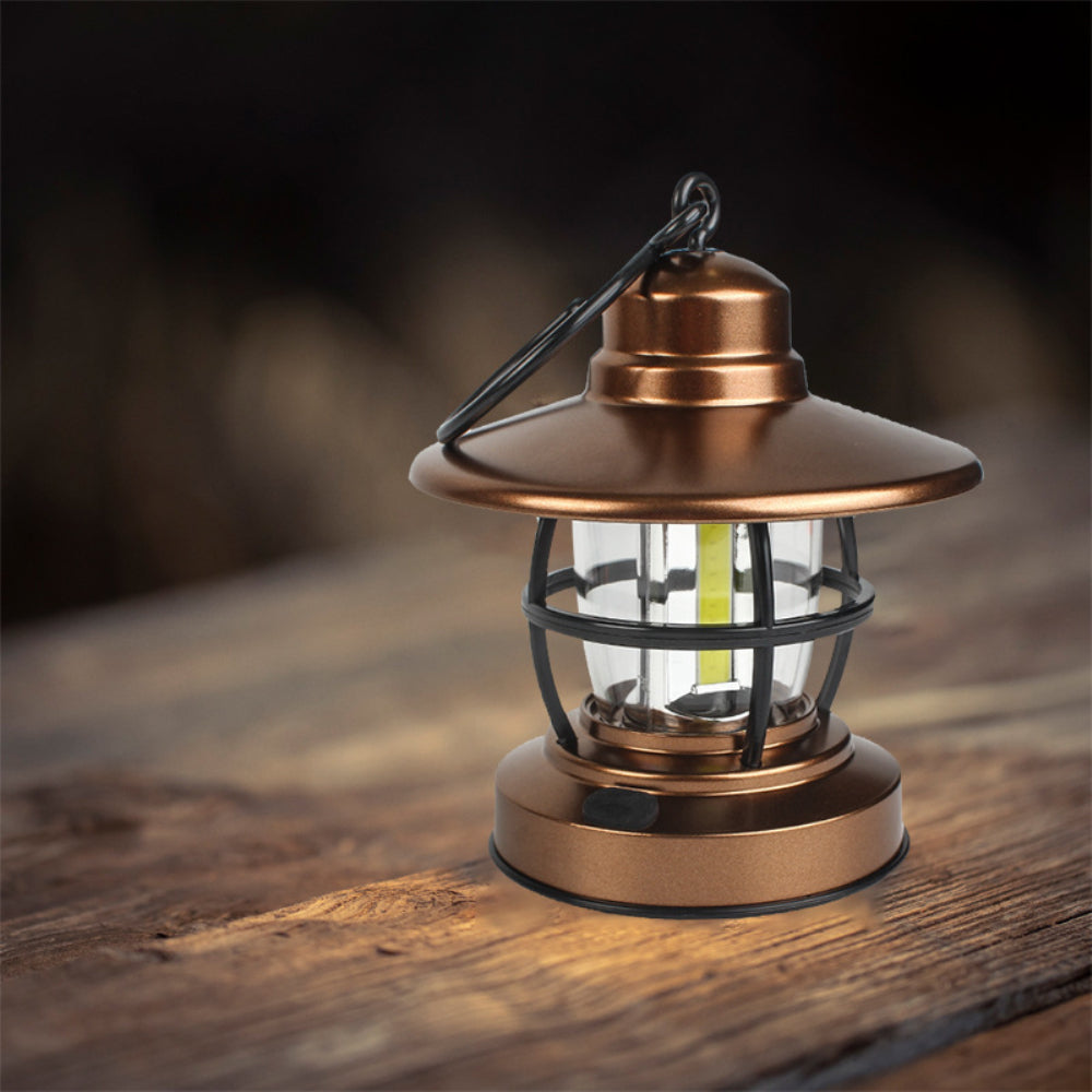 Waterproof Vintage Mini LED Camping Lantern by HitMyNeed
