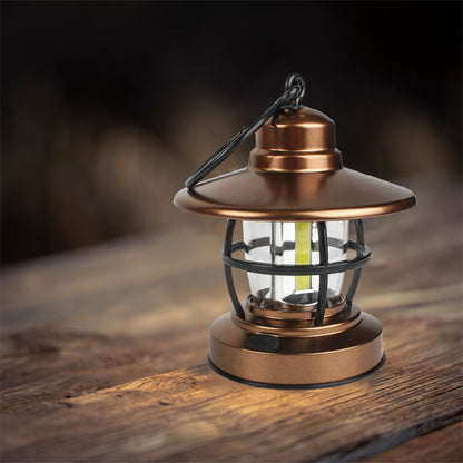 Waterproof Vintage Mini LED Camping Lantern by HitMyNeed