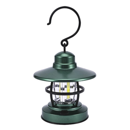 Waterproof Vintage Mini LED Camping Lantern green by HitMyNeed