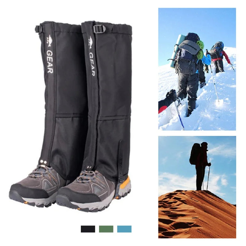 Waterproof Windproof Snow Gaiters for Hiking & Skiing by HitMyNeed