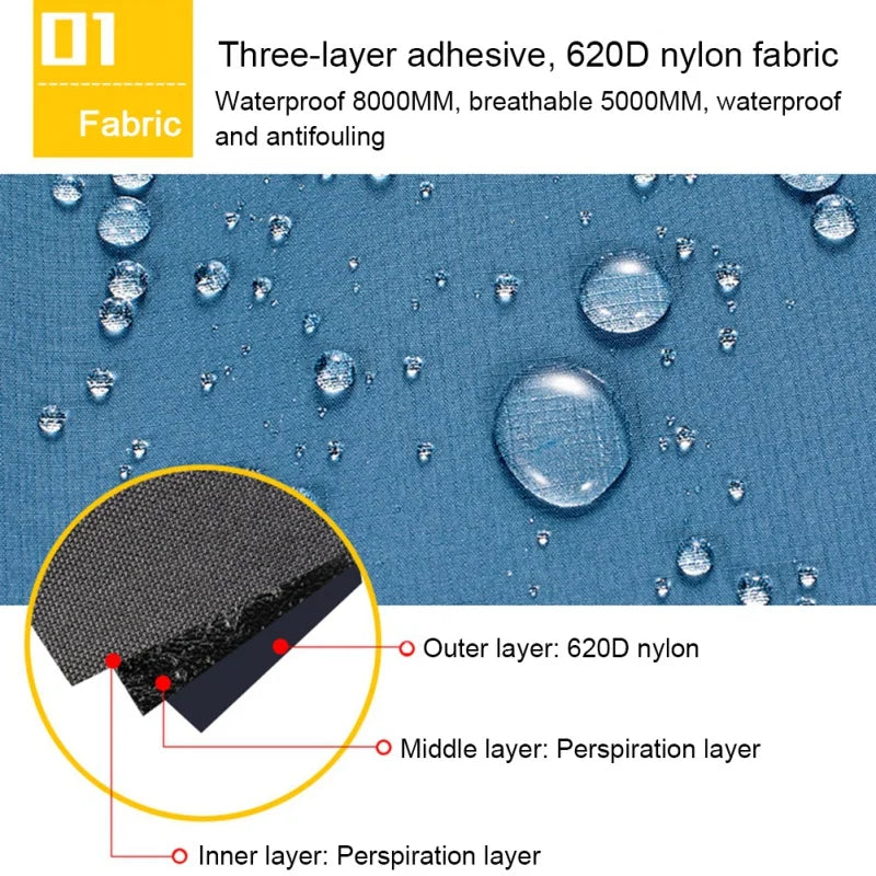 Waterproof Windproof Snow Gaiters for Hiking & Skiing by HitMyNeed