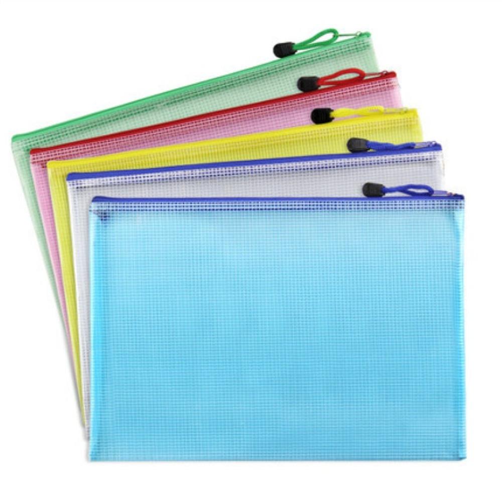 Waterproof Zipper Pouch Stationery Organizer a6-12cmx16cm by HitMyNeed