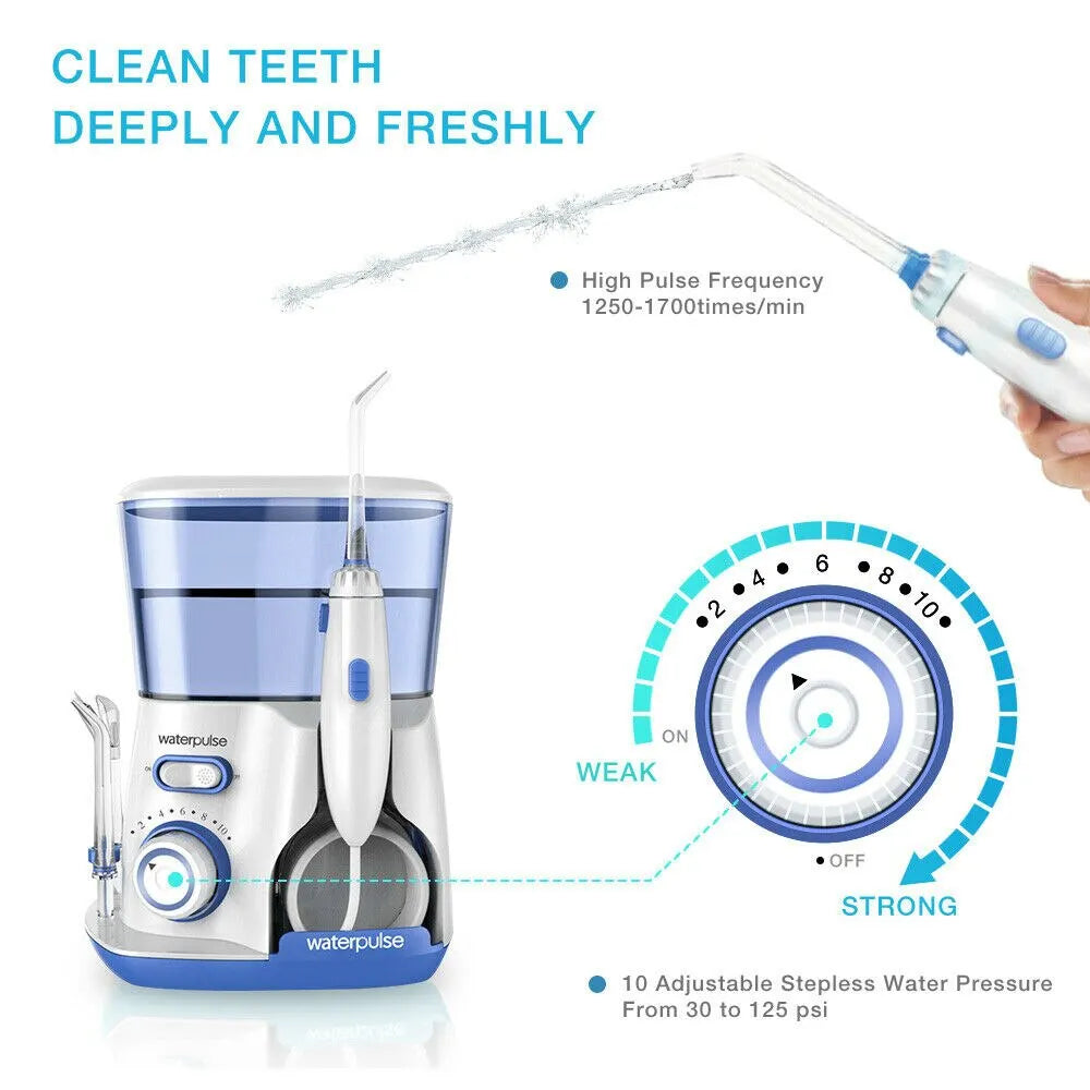 Waterpulse V300G Countertop Oral Irrigator 800ml by HitMyNeed