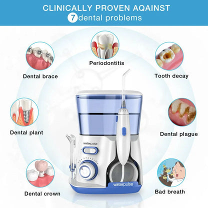 Waterpulse V300G Countertop Oral Irrigator 800ml by HitMyNeed