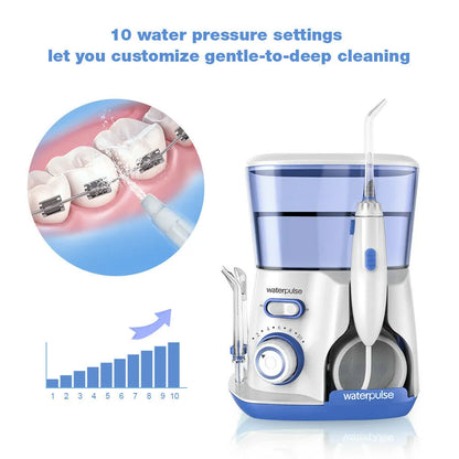 Waterpulse V300G Countertop Oral Irrigator 800ml by HitMyNeed