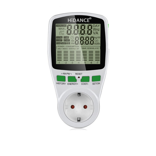 Wattmeter Digital Power Meter 230V 16A LCD Display by HitMyNeed