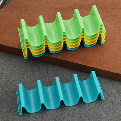 Wave Taco Stand Holder for 4 Tacos by HitMyNeed