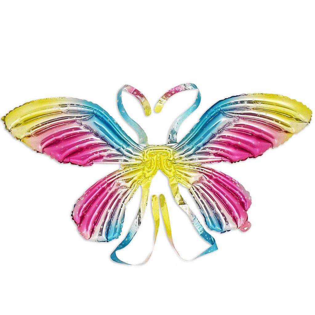 Wearable Foil Angel Wings Balloon Costume Prop e by HitMyNeed