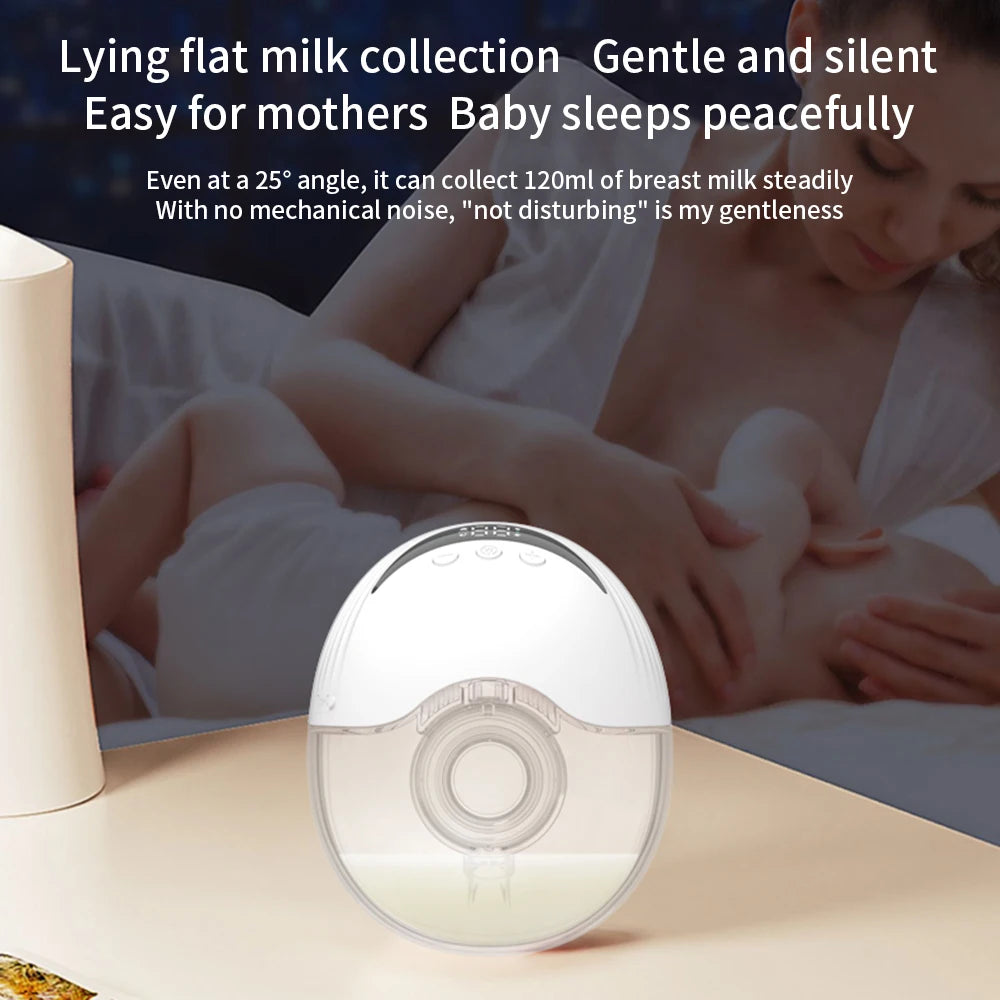Wearable Hands-Free Electric Breast Pump with LED by HitMyNeed