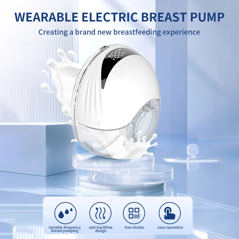 Wearable Hands-Free Electric Breast Pump with LED by HitMyNeed