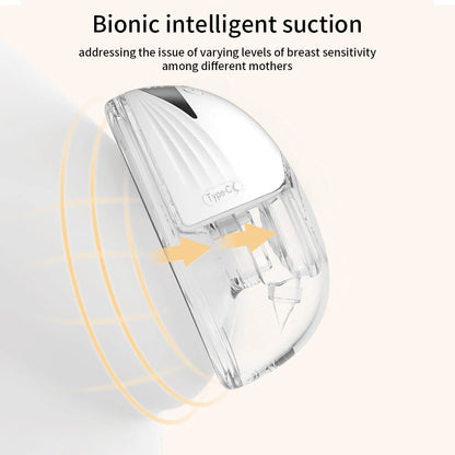 Wearable Hands-Free Electric Breast Pump with LED by HitMyNeed