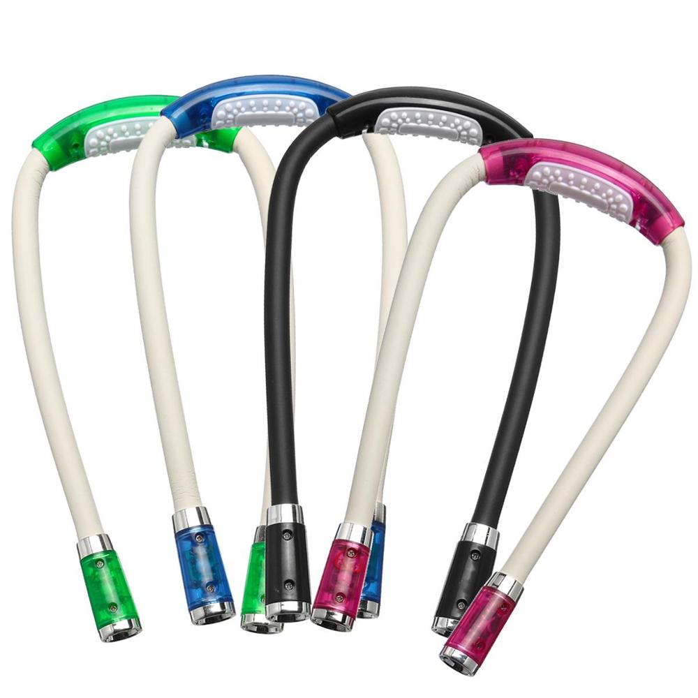 Wearable LED Neck Reading Light, Flexible Hands-Free by HitMyNeed