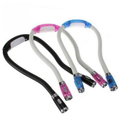Wearable LED Neck Reading Light, Flexible Hands-Free by HitMyNeed