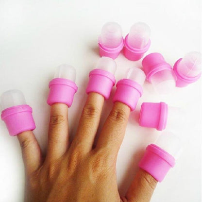 Wearable Nail Soaker Polish Remover Clips (10 pcs) by HitMyNeed