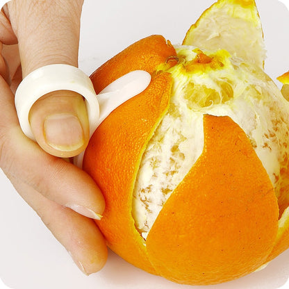 Wearable Plastic Orange Peeler Ring by HitMyNeed