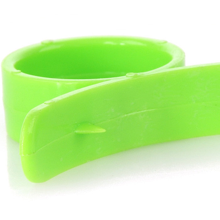 Wearable Plastic Orange Peeler Ring by HitMyNeed