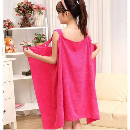 Wearable Quick Dry Bath Towel Wrap by HitMyNeed