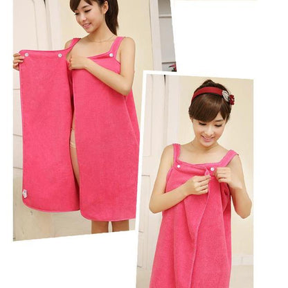 Wearable Quick Dry Bath Towel Wrap by HitMyNeed