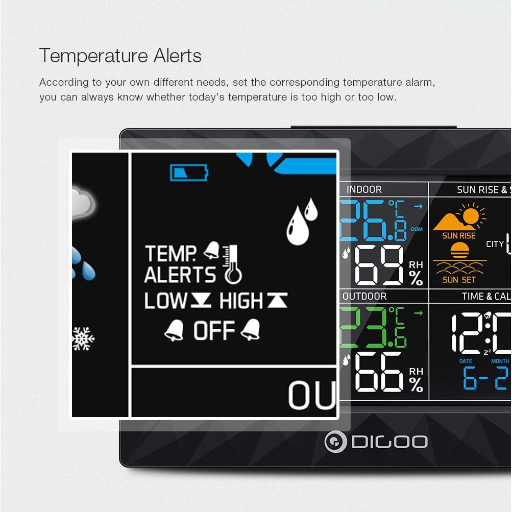 Weather Station Clock with Indoor Outdoor Sensor by HitMyNeed
