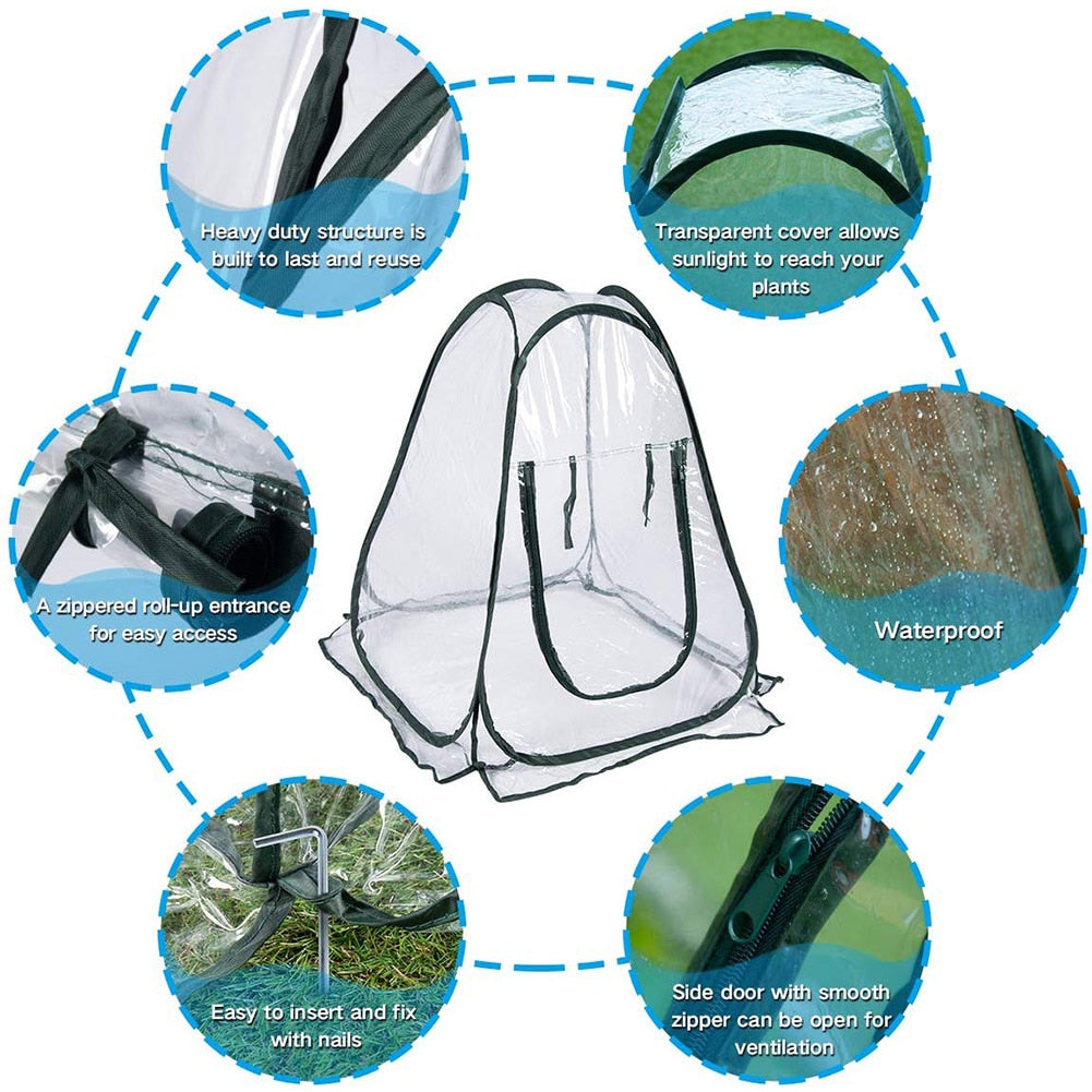 Weatherproof Pop Up Greenhouse Tent by HitMyNeed