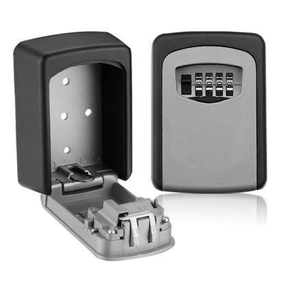 Weatherproof Wall Mount Key Lock Box with 4-Digit Code by HitMyNeed