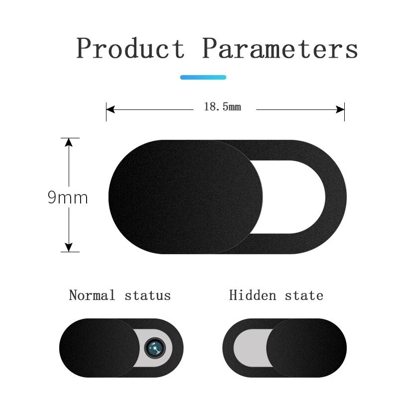 Webcam Slider Camera Covers (20-Pack) by HitMyNeed