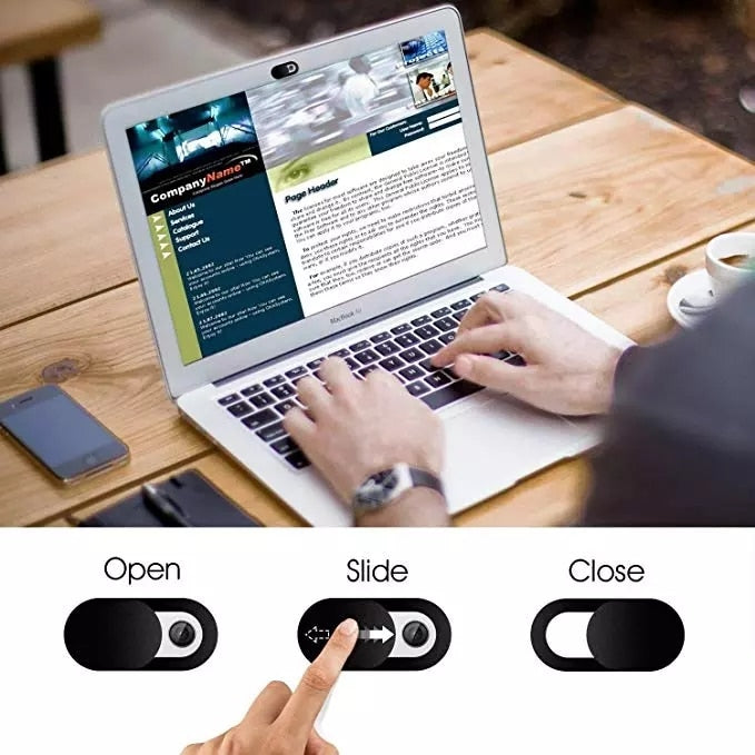 Webcam Slider Camera Covers (20-Pack) by HitMyNeed