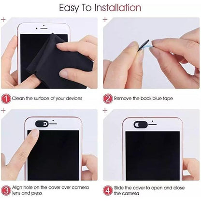 Webcam Slider Camera Covers (20-Pack) by HitMyNeed