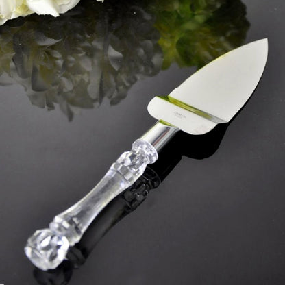 Wedding Cake Knife and Server Set with Gift Box by HitMyNeed